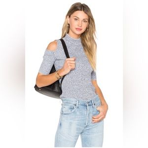 SUNO Short Sleeve Melange Top Sweater Small EUC!